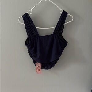 Navy Kids One Piece Swimsuit